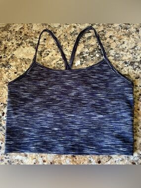 aerie Navy Blue Double-Strap Sports Bralette
